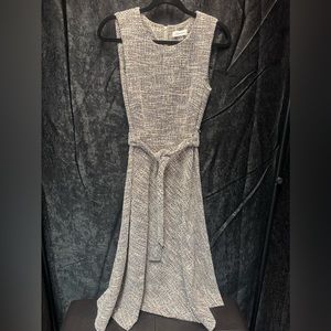 Calvin Klein Bouclé Sleeveless Dress